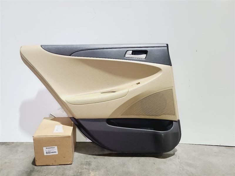 Driver Rear Door Trim Panel Tan Fits 2013 Sonata 564736