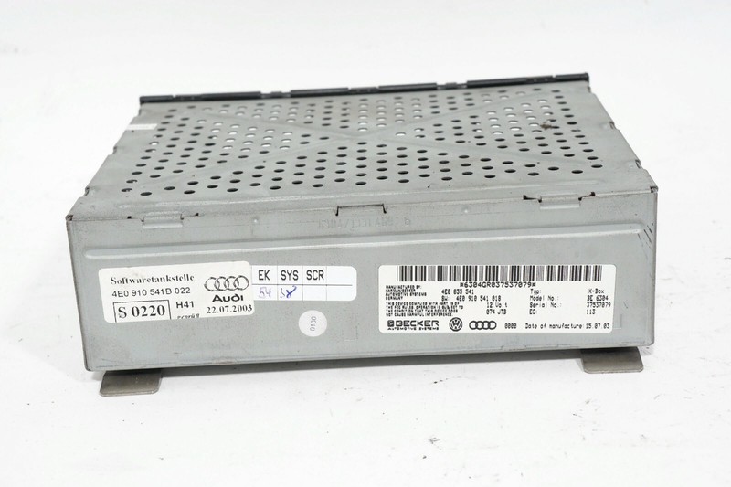 04 05 06 07 AUDI A8L D3 K-BOX RADIO STEREO TUNER RECEIVER OEM
