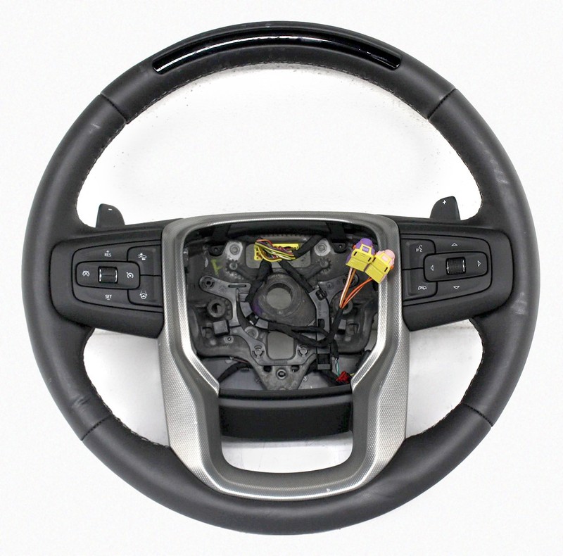 OEM Steering Wheel Base For GMC Sierra 1500, Limited Black Leather 85551845