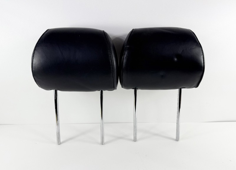 1999-2003 Lexus RX300 Front Seat Headrests Set of 2 Black Leather OEM