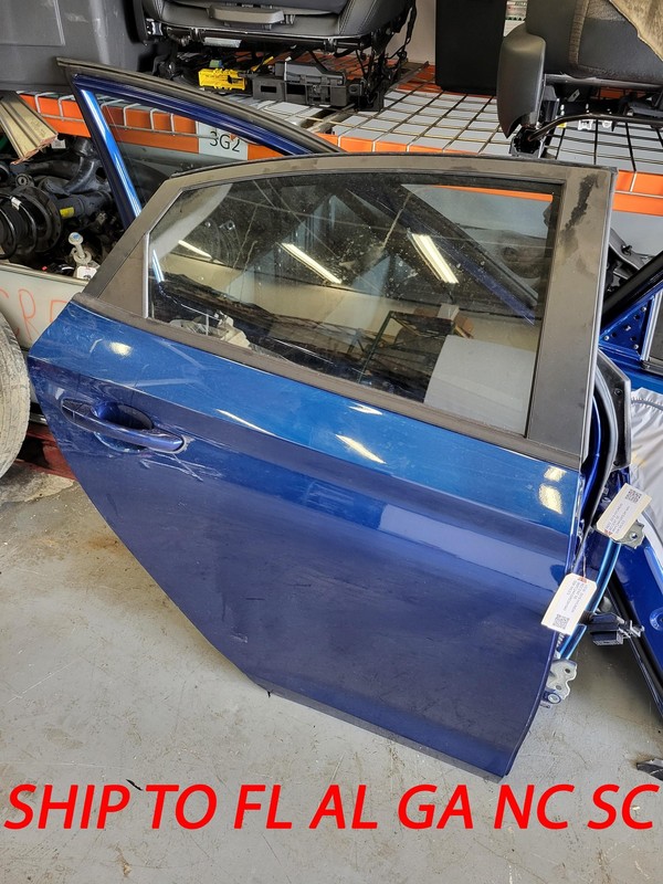 Used Oem Hyundai Right Passenger Rear Door W/O Glass 2019 for Accent 18-20