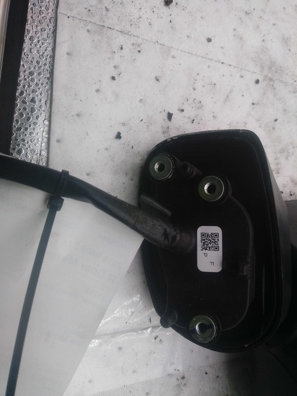 2019 Subaru Impreza Right Door Mirror Assembly White OEM Used 629638