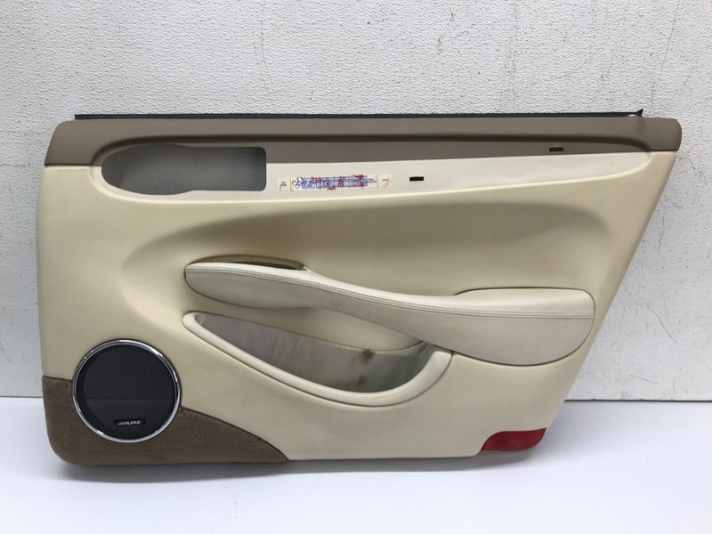 98-03 Jaguar XJ8 XJR X308 Rear Right Side Interior Door Panel Trim OEM Tan Brown
