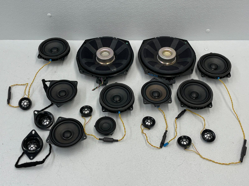 2021-2024 BMW M3 G80 Harman Kardon Subwoofer Door Tweeter Speaker Set 1473 OEM
