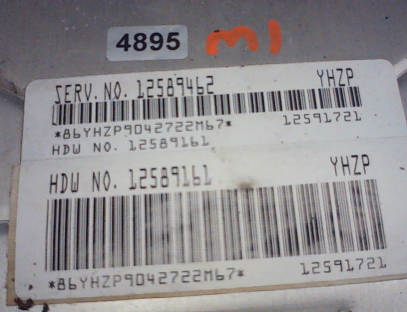 2005-2007 Chevy Express 5.3L Engine Control Module Computer ECU 12589462 OEM