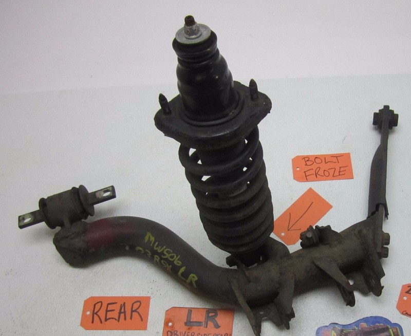 CONTROL ARM REAR LOWER STRUT SHOCK COIL TRAILING DRIVER SIDE L LH BACK 02-04 RSX