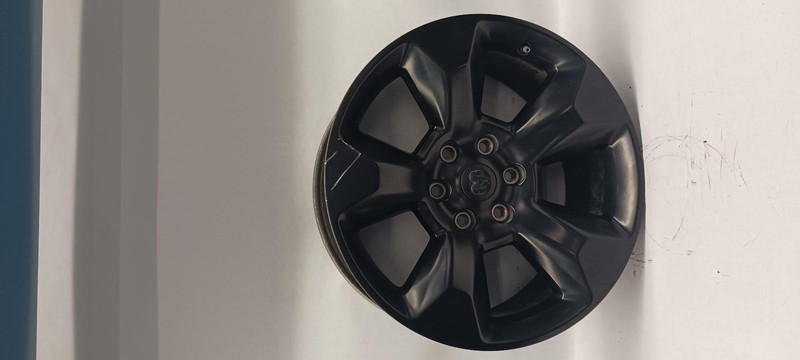 19 DODGE 1500 Wheel 6 lug 20x9 5 spoke black OEM Grade B