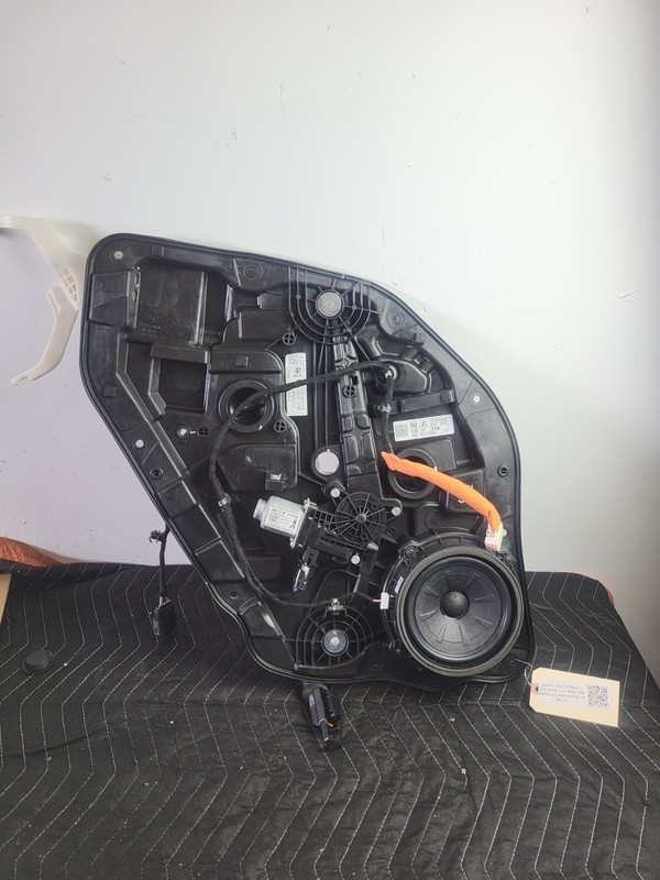 Used Oem Genesis G70 Left Driver Rear Door Regulator Carrier Panel 2022-2023 G70