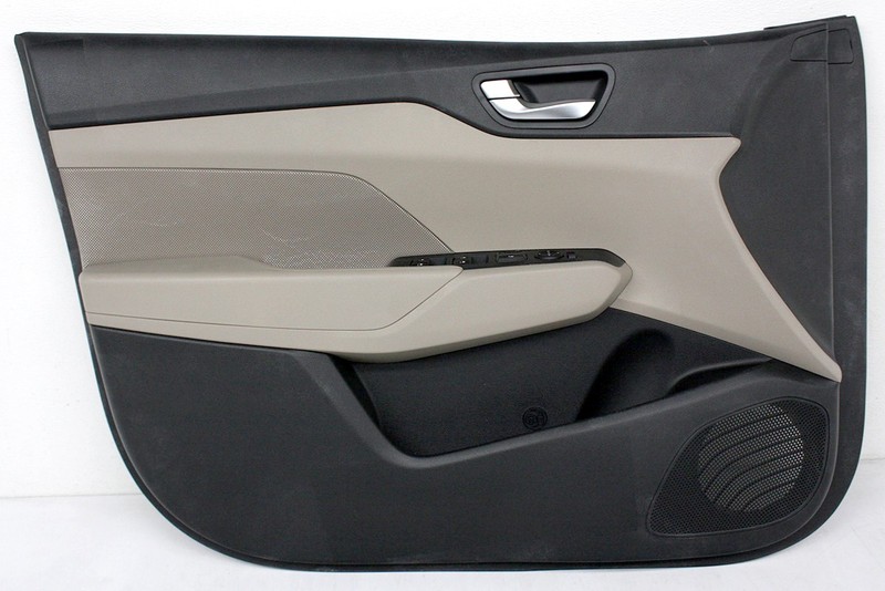 OEM Front Door Trim Panel For Hyundai Accent Sedan Black Beige 82307-J0160-ECF