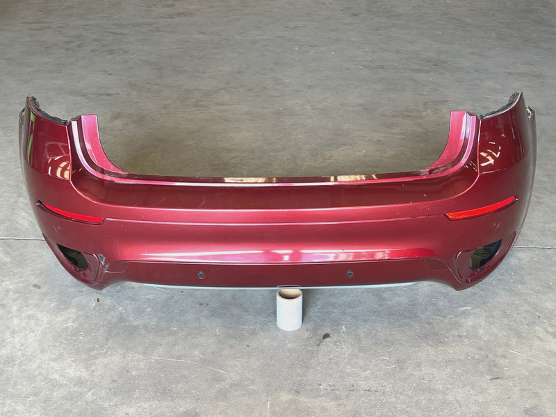 ⭐2008-2014 BMW X6 E71 COMPLETE REAR BUMPER COVER PANEL W/ PDC RED OEM LOT2649