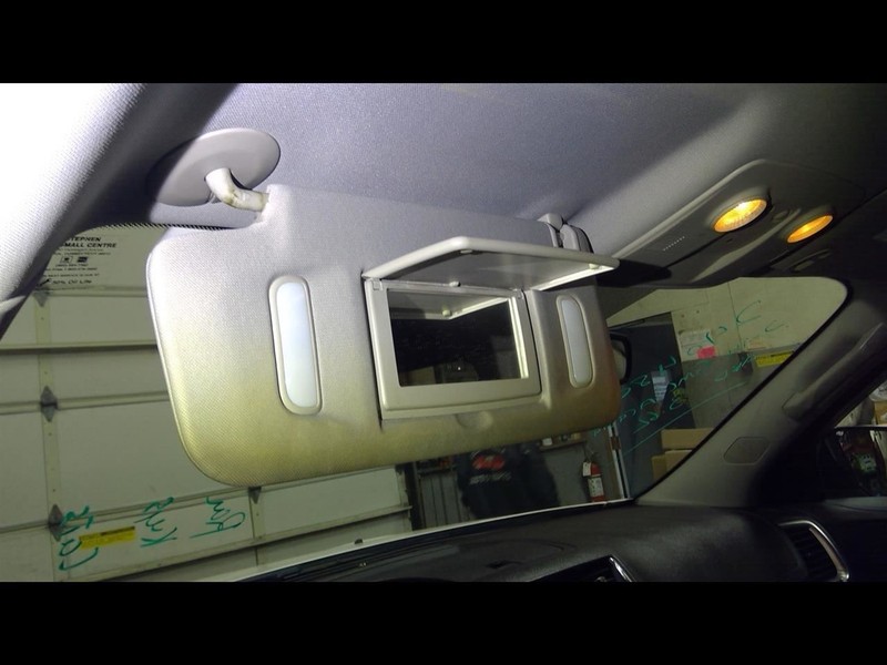 Driver Sun Visor VIN J 11th Digit Limited Illuminated Fits 07-17 ACADIA 1494522