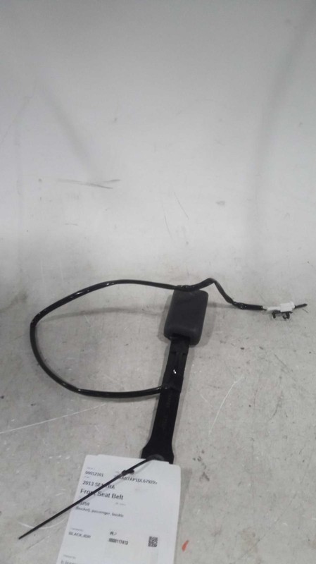2013 Nissan Sentra OEM Black Seat Belt - Used, 69k Miles, Genuine Part