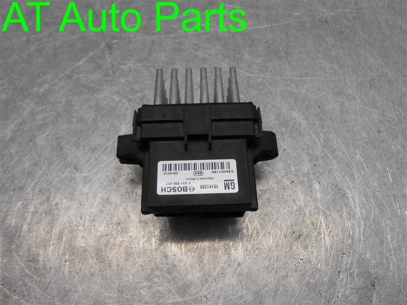 2013 GMC TERRAIN 1K MILE BLOWER MOTOR RESISTOR OEM 15141283
