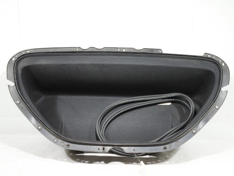 16-20 TESLA MODEL X FRONT FRUNK LUGGAGE STORAGE COMPARTMENT MOLDING W/ RUBBER