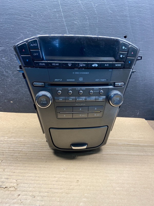 2010 to 2013 Acura Mdx Radio Stereo 6 CD Player Climate Control Pan OE AE4532 DG