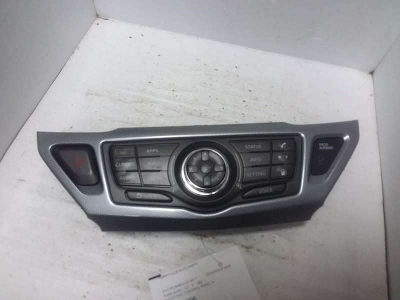 Radio Navigation Control Panel Display Fits 18-20 PATHFINDER 9PJ2B-210264