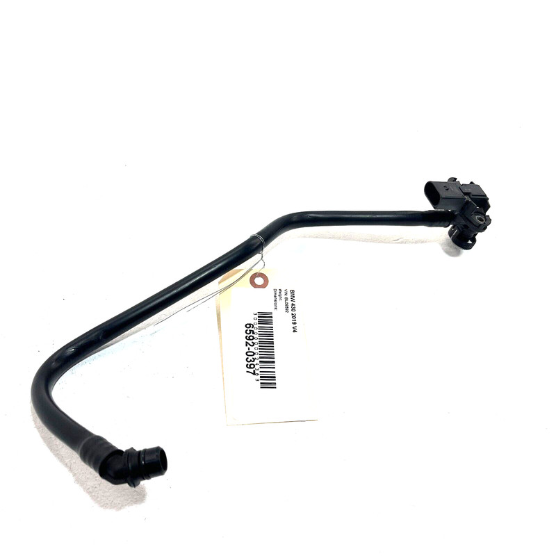 2017-2018-2019-2020 BMW 430XI GAS FUEL TANK BREATHER HOSE PIPE LINE BLACK OEM