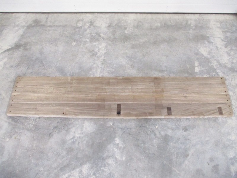 Marine Boat Stern Drive Large Teak Wood Swim Platform 78 3/4" x 16 5/8"