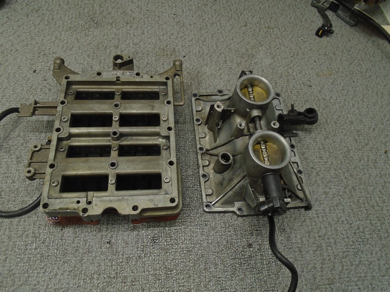 OEM INTAKE THROTTLE BODY REEDS & PLATE ASSY 5005828 JOHNSON EVINRUDE 115-130 HP
