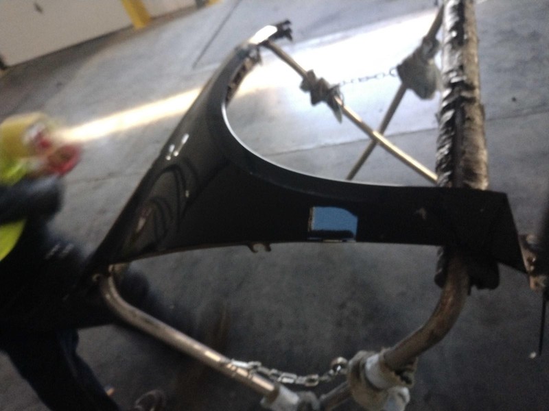 2017 Chevrolet Impala Front Right Fender Black 146319 Used 78K Miles