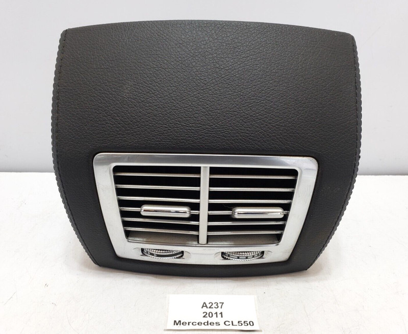 ✅ 07-14 OEM Mercedes W216 CL550 Rear Air Vent Center Console Trim Cover Black