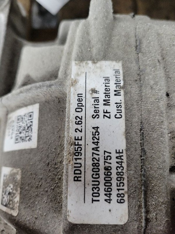 Differential Carrier Rear RWD 2.62 Ratio 3.6L 195mm 7.60" Ring Gear Fits 15-23 3
