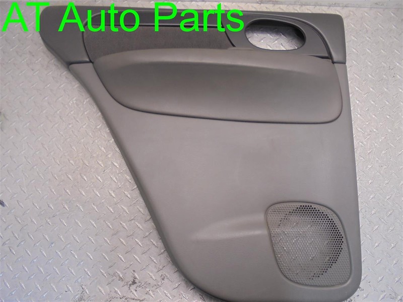 2002 GMC ENVOY LEFT REAR DOOR PANEL TRIM GRAY OEM 15094773 15079458