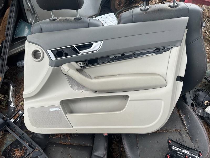 05-11 AUDI A6 OEM RH PASSENGER SIDE DOOR PANEL - BEIGE W/ BOSE - DOOR CARD