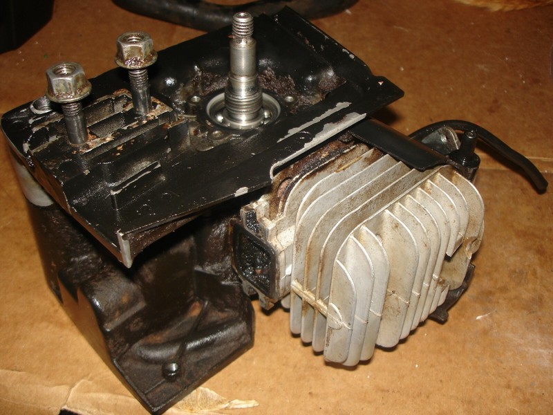 McCulloch double eagle 50 power head crank casechainsaw part bin 304