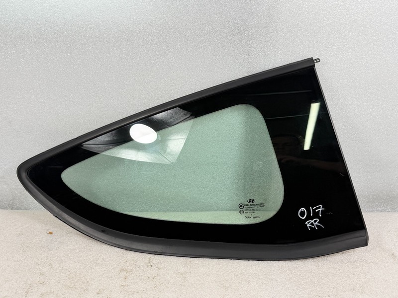 2010-2016 Hyundai Genesis Coupe Rear Right Quarter Window Glass OEM #017