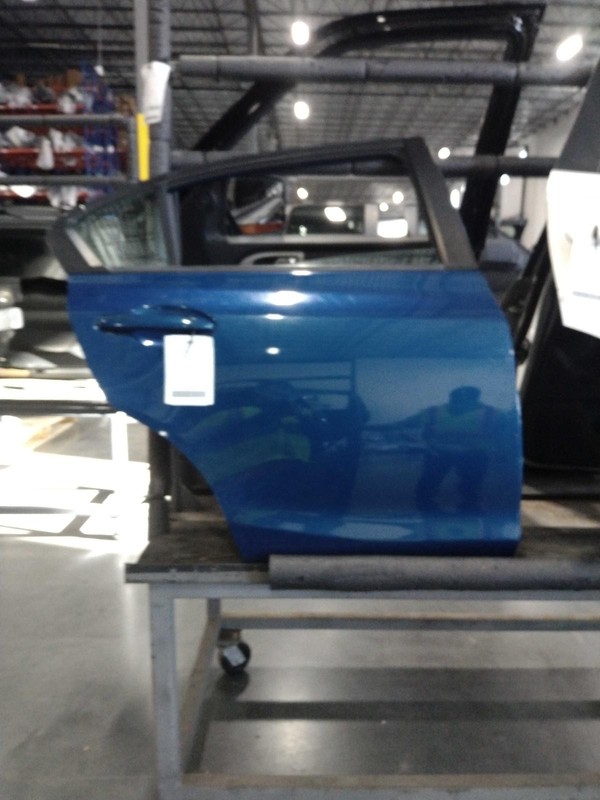 2014 Honda Civic Rear Right Door Blue, Good Condition, No Rust, 4DR Sedan