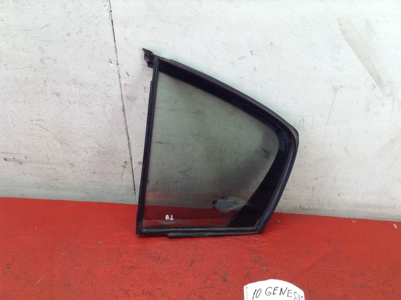 09-14 HYUNDAI GENESIS REAR LEFT DRIVER SIDE QUARTER WINDOW GLASS OEM