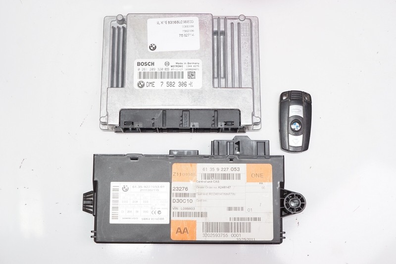 BMW X5 E70 Engine Control Module Ignition Set Key PCM ECM 4.8L OEM 2007 - 2010