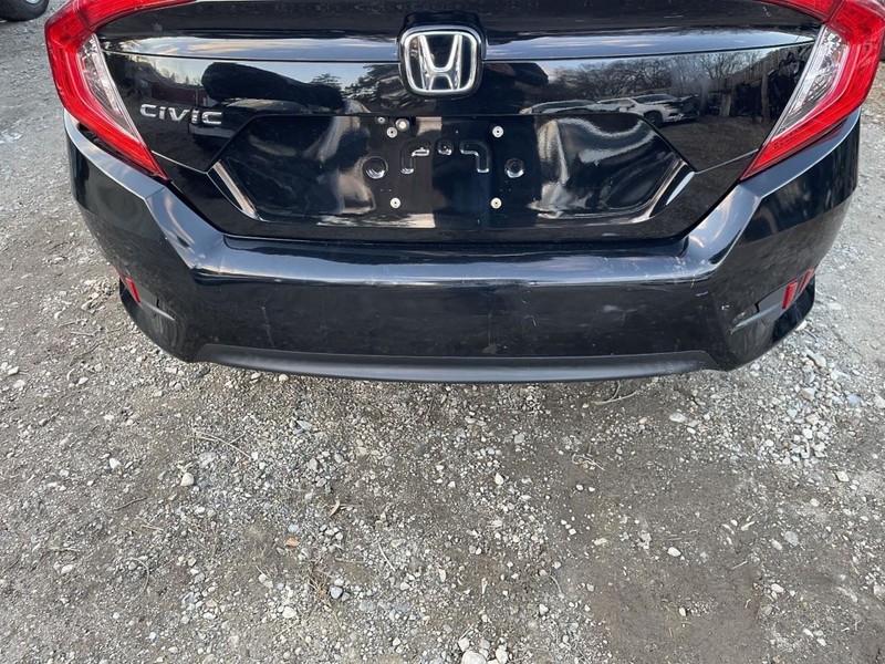 2016-2021 Honda Civic Rear Bumper Cover Scratches And Gouges Black