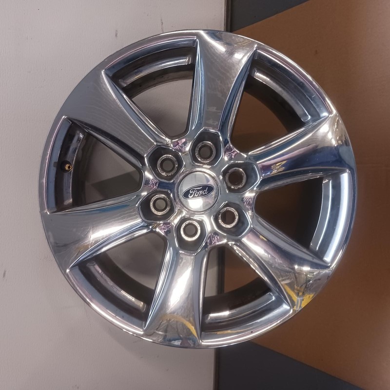 18-'20 FORD F150 Wheel 18x7-1/2 aluminum 6 spoke chrome OEM Grade B