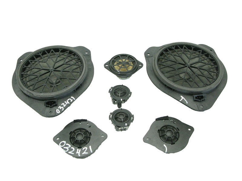 10-17 AUDI 8T A5 S5 RS5 CONVERTIBLE FRONT REAR LEFT RIGHT SPEAKER SET OEM 032421