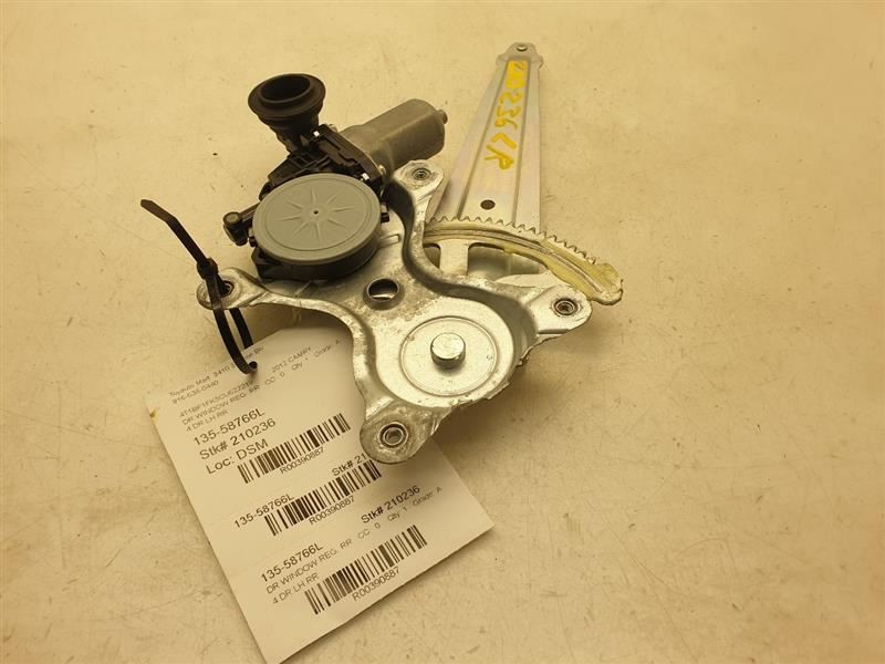 12- 17 TOYOTA CAMRY REAR LEFT PASSENGER DOOR ELECTRIC WINDOW REGULATOR