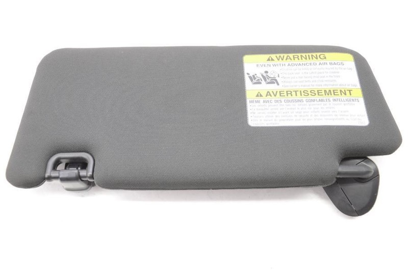 2015-2018 Subaru WRX STI Black Passenger Right Side Sun Visor Assembly
