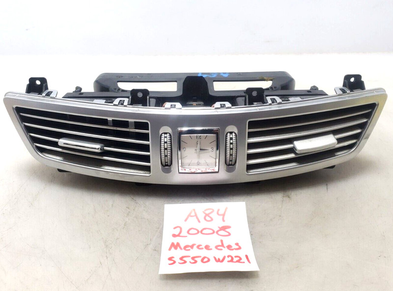 ✅ 2007-2013 OEM Mercedes W221 S550 S600 Center Dash Air AC Heater Vent W/ Clock