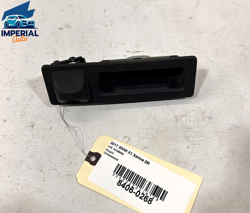 16-22 BMW X1 F48 TAILGATE LIFTGATE BACK DOOR HANDLE COVER RELEASE SWITCH OEM