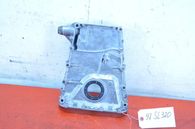 94-97 MERCEDES-BENZ R129 SL320 3.2L ENGINE TIMING COVER HOUSING OEM