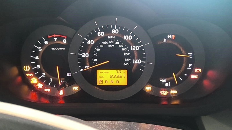 2006-2008 Toyota RAV4 Speedometer Instrument Cluster 3.5L MPH 6 Cylinder