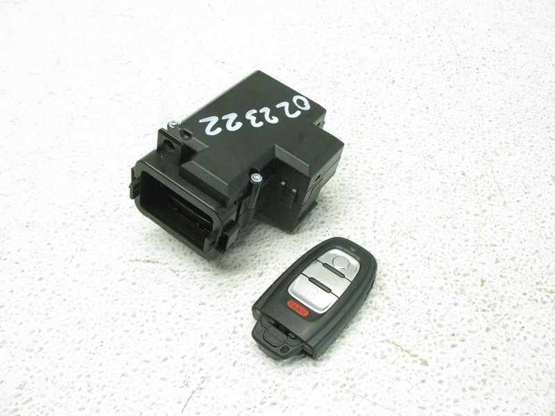 08-16 AUDI 8T A5 S5 RS5 A4 Q5 IGNITION SWITCH KEY SLOT STARTER CONSOLE OEM 02232