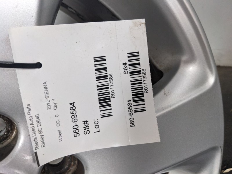 Wheel 17x7 Alloy 5 Spoke Fits 11-20 SIENNA 1173588