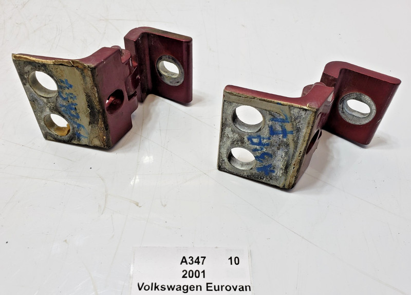 ✅ 99-03 OEM Volkswagen Eurovan GLS Front Left Driver Door Hinge Upper Lower SET
