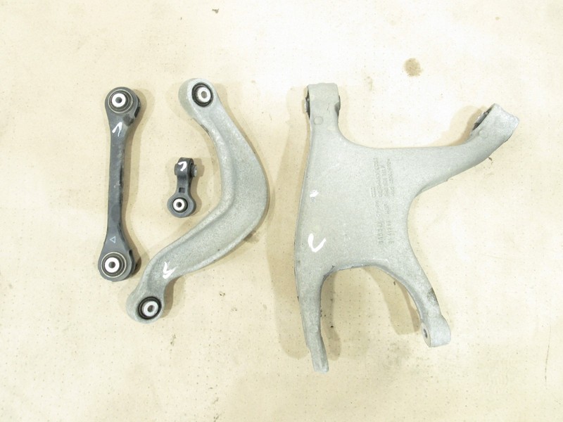10-18 Audi A7 C7 2018 3.0L AWD Rear Left Suspension Control Arm Set ;