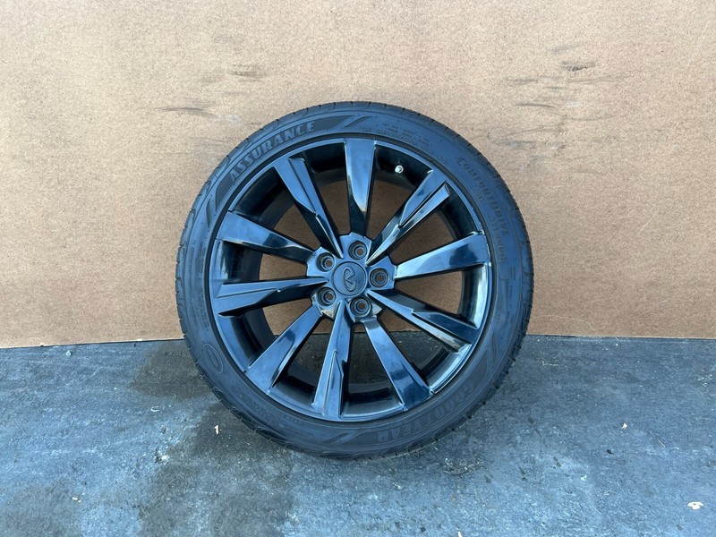 INFINITI Q60 2017-2022 OEMRIM WHEEL TIRE 19"X9 ASSEMBLY (BLACK)