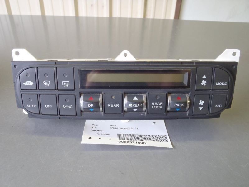 Front AC Heat Temperature Climate Control 2005-2007 Honda Odyssey EX-L 28561