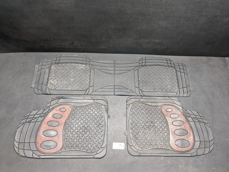 Front & Rear Floor Rubber Carpet Mat 2016 Dodge Grand Caravan 2011 2012- 2020