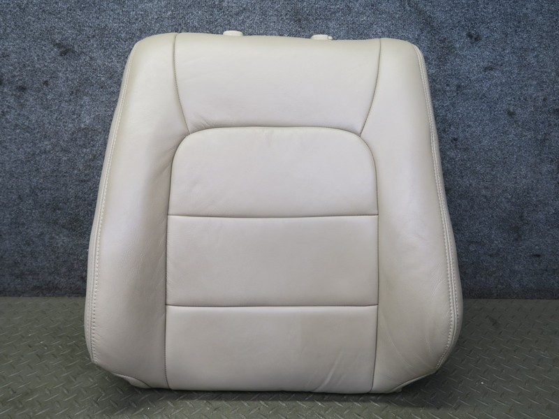 03-07 LEXUS UZJ100L LX470 FRONT LEFT SEAT UPPER BACKREST LEATHER CUSHION IVORY